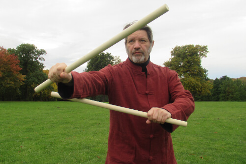 Doppel-Kurzstock in den Kampfknsten