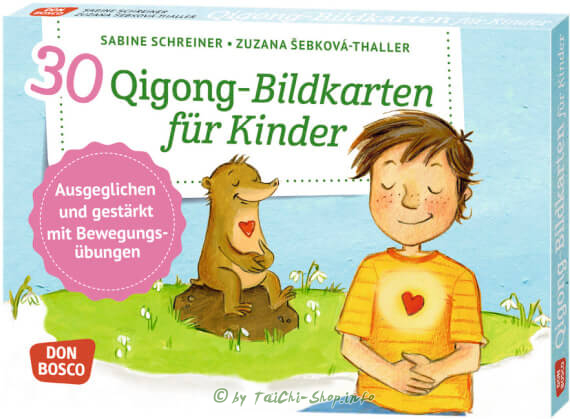 30 Qigong-Bildkarten für Kinder