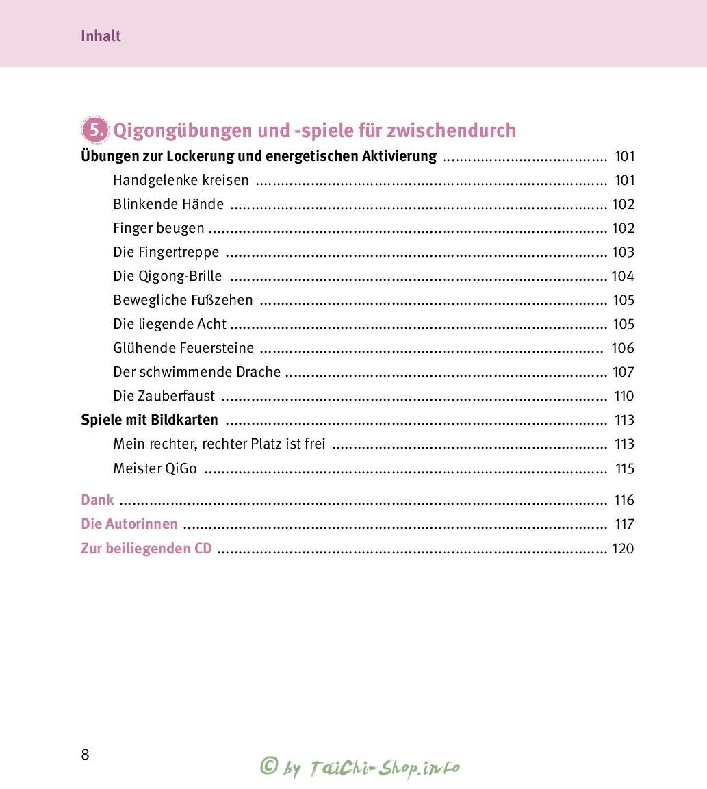 Buch: Qigong mit Kindern, m. Audio-CD