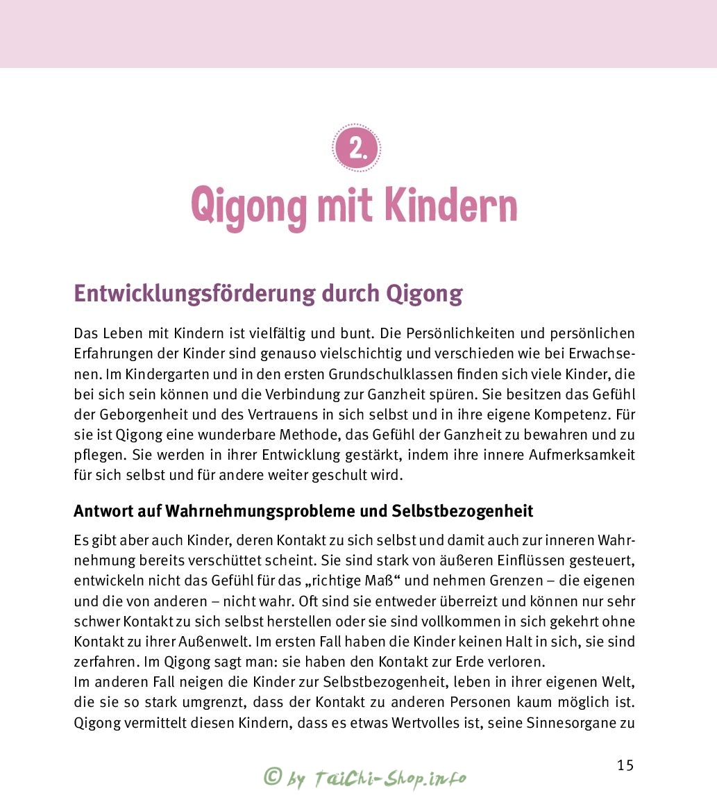 Buch: Qigong mit Kindern, m. Audio-CD