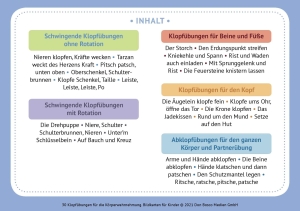 Bildkarten 30 Klopfübungen für die Körperwahrnehmung