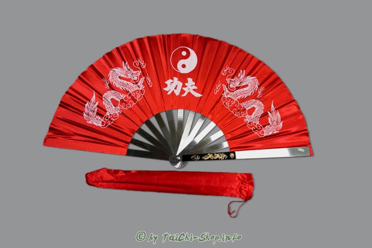 Tai Chi Fächer mit Aluminiumstreben