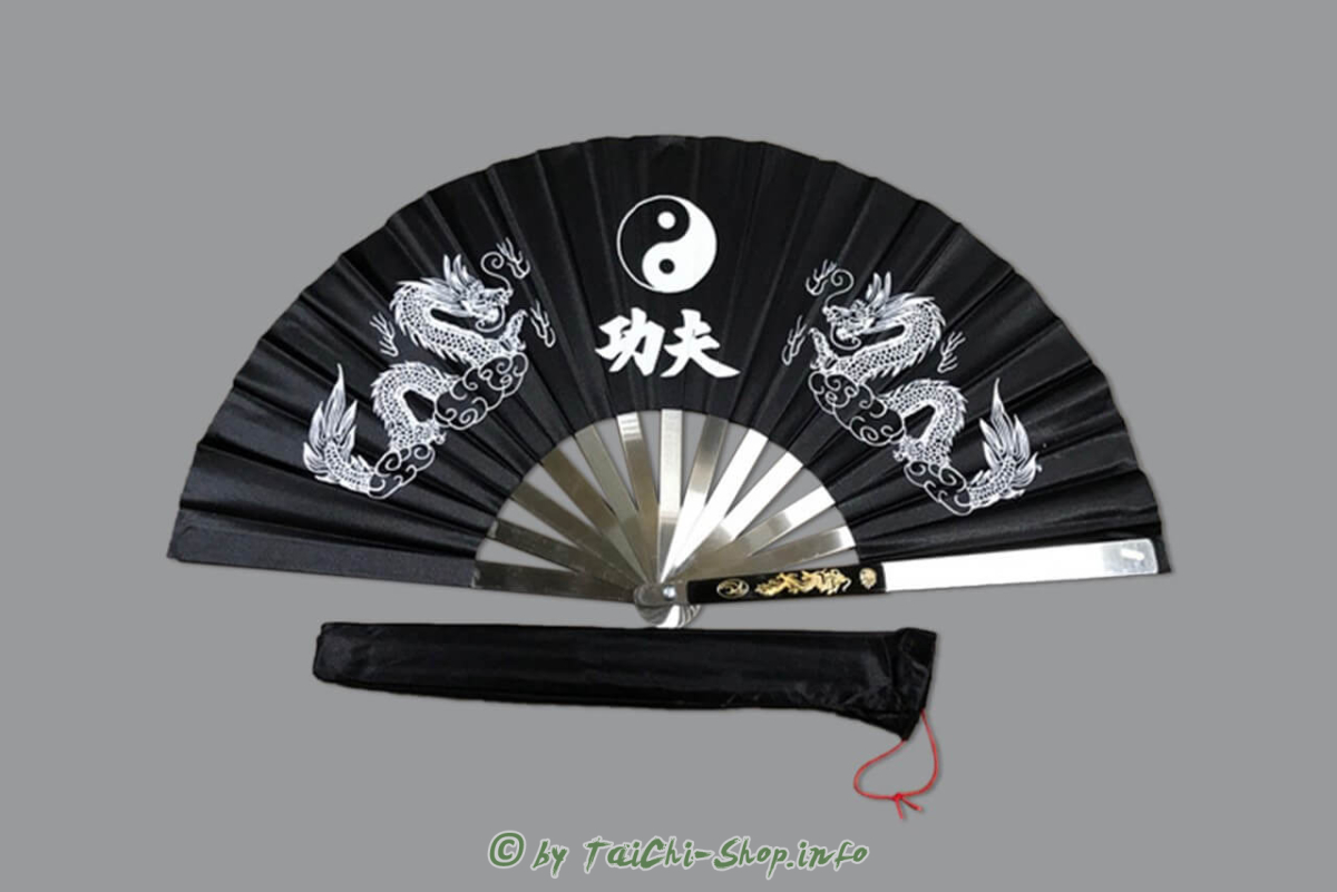 Tai Chi Fächer mit Aluminiumstreben