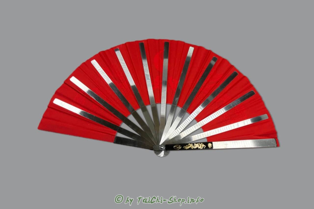 Tai Chi Fächer mit Aluminiumstreben