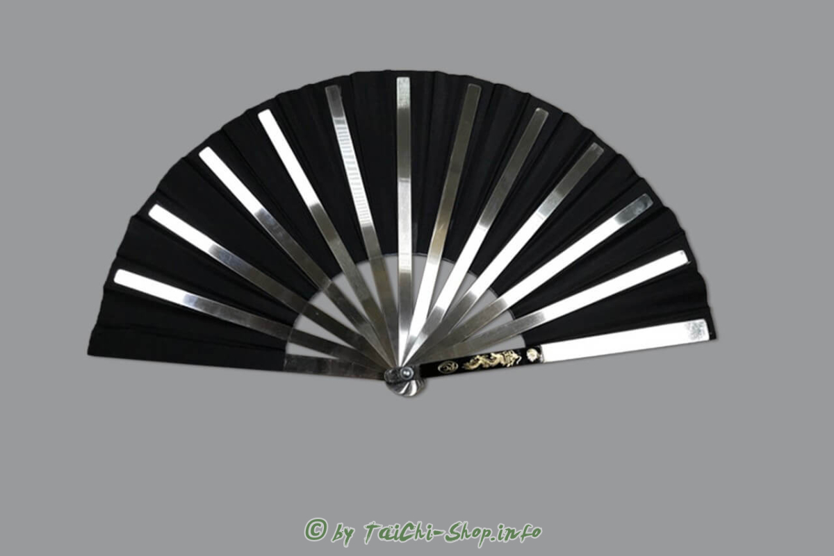Tai Chi Fächer mit Aluminiumstreben
