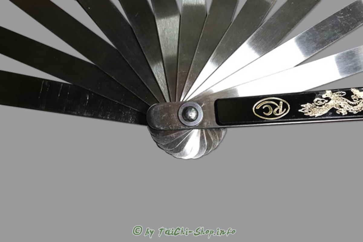 Tai Chi Fächer mit Aluminiumstreben