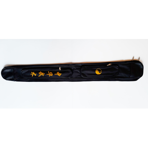 Einfache Schwerttasche aus Nylon schwarz