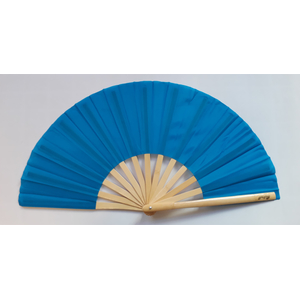 Tai Chi bungsfcher einfarbig blau mit hellen Streben