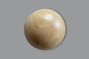 Tai Chi Ball aus massivem Holz 20cm Kiefer