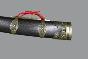 Intarsien Säbel mit flexibler Klinge 80cm