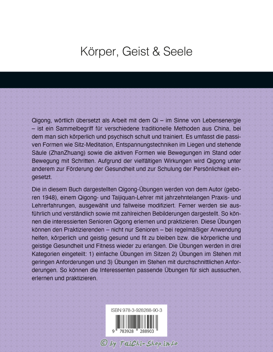 Buch: Foen Tjoeng Lie: Qigong für Senioren - LaoNian Qigong