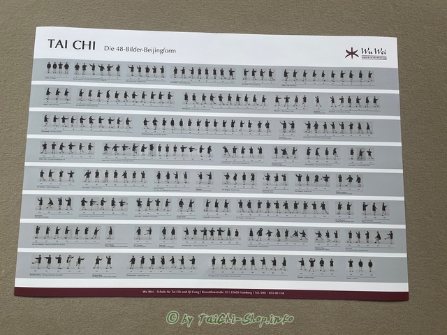 Tai Chi Poster: Die 48 Bilder Beijingform