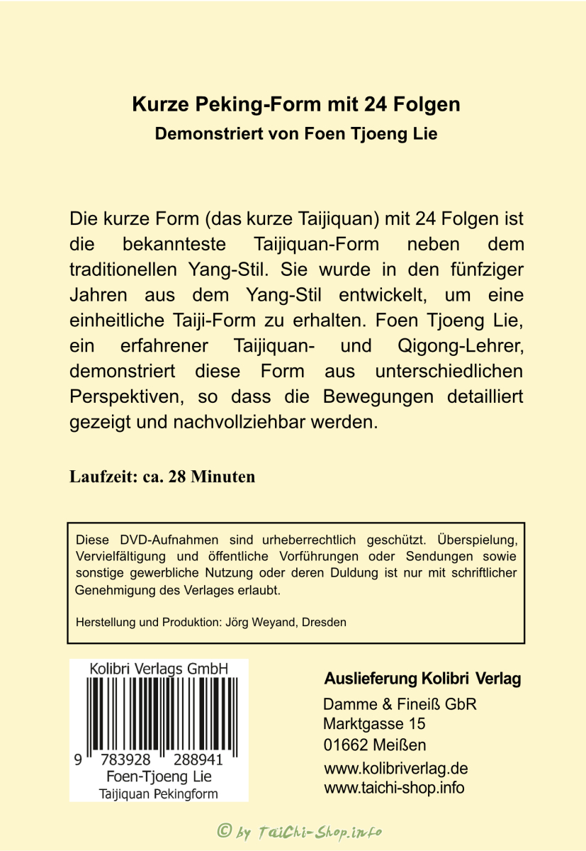 DVD: Peking-Form mit 24 Folgen (2025)