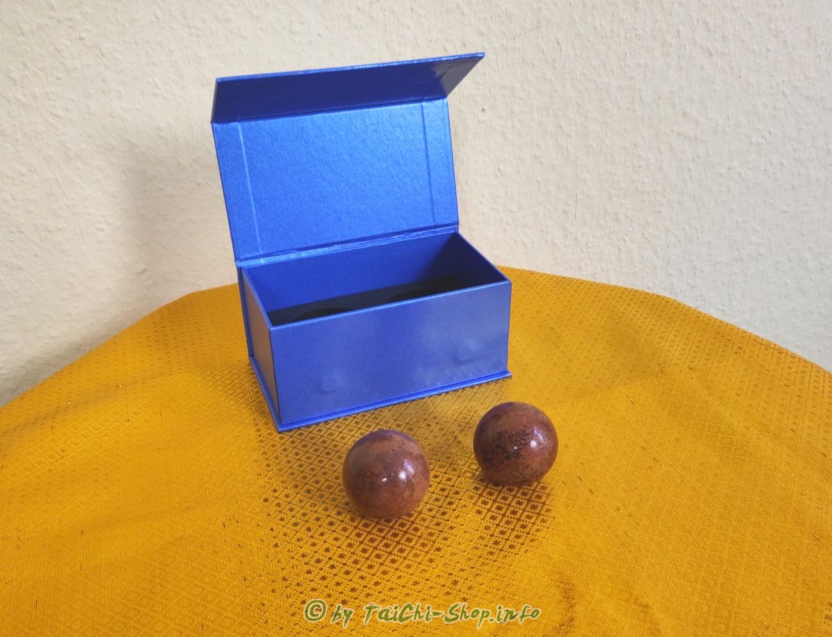 Qigong Kugeln Edelstein Sternrhyolith 4 cm