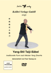 Yang-Stil Taiji-Säbel - Traditionelle Form - Buch + DVD