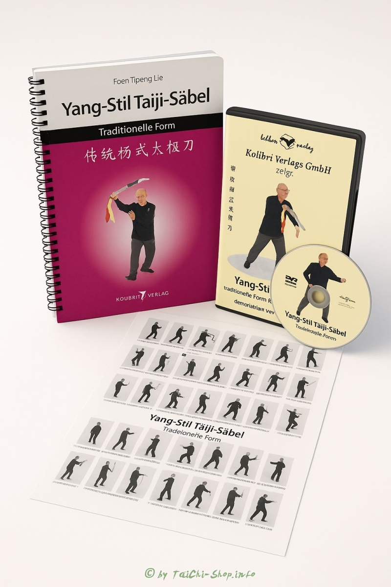 Yang-Stil Taiji-Säbel - Traditionelle Form - Buch + Poster + DVD