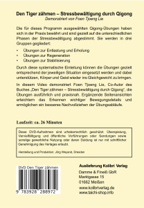 DVD: Den Tiger zähmen – Stressbewältigung durch Qigong