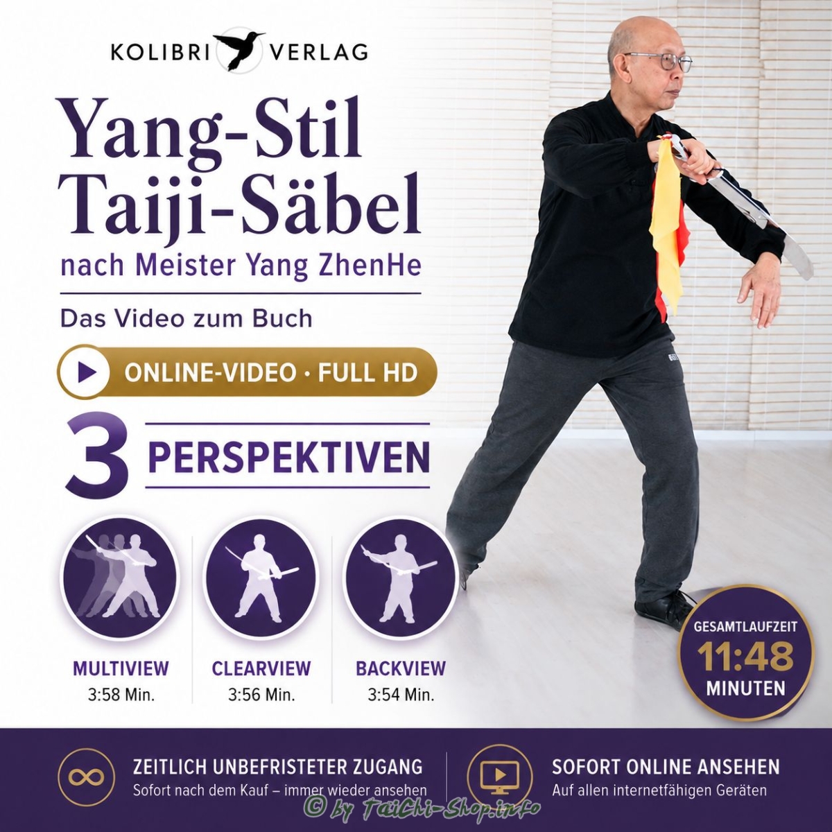 Yang-Stil Taiji-Säbel nach Meister Yang ZhenHe | Online-Video