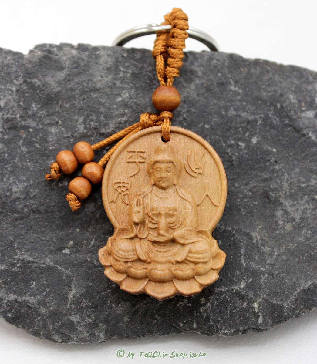 Guanyin Schlüsselanhänger (10,5cm) aus Rosenholz