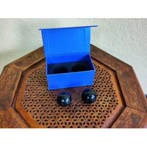 Qigong Kugeln Edelstein Schungit 4 cm Qigong Kugeln Edelstein Schungit 4 cm