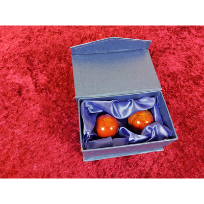 Qigong Kugeln Edelstein Jaspis 5 cm