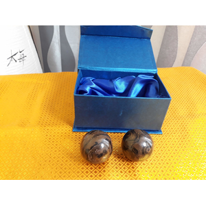 Qigong Kugeln Edelstein Stromatolit 4 cm Qigong Kugeln Edelstein Stromatolit 4 cm