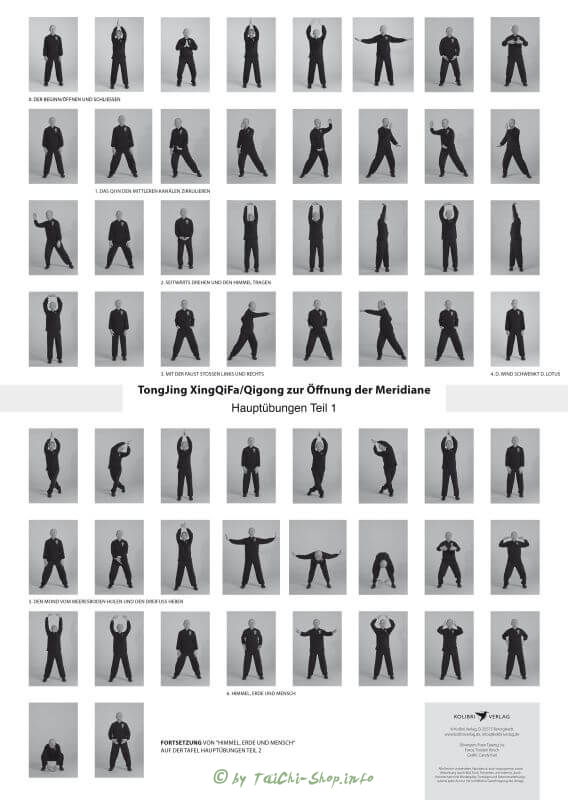 Poster TongJing XingQiFa - Qigong zur Öffnung der Meridiane