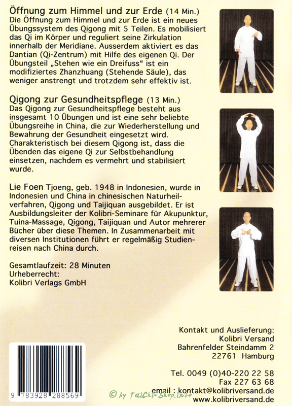 DVD: Qigong: Öffnung zum Himmel und zur Erde