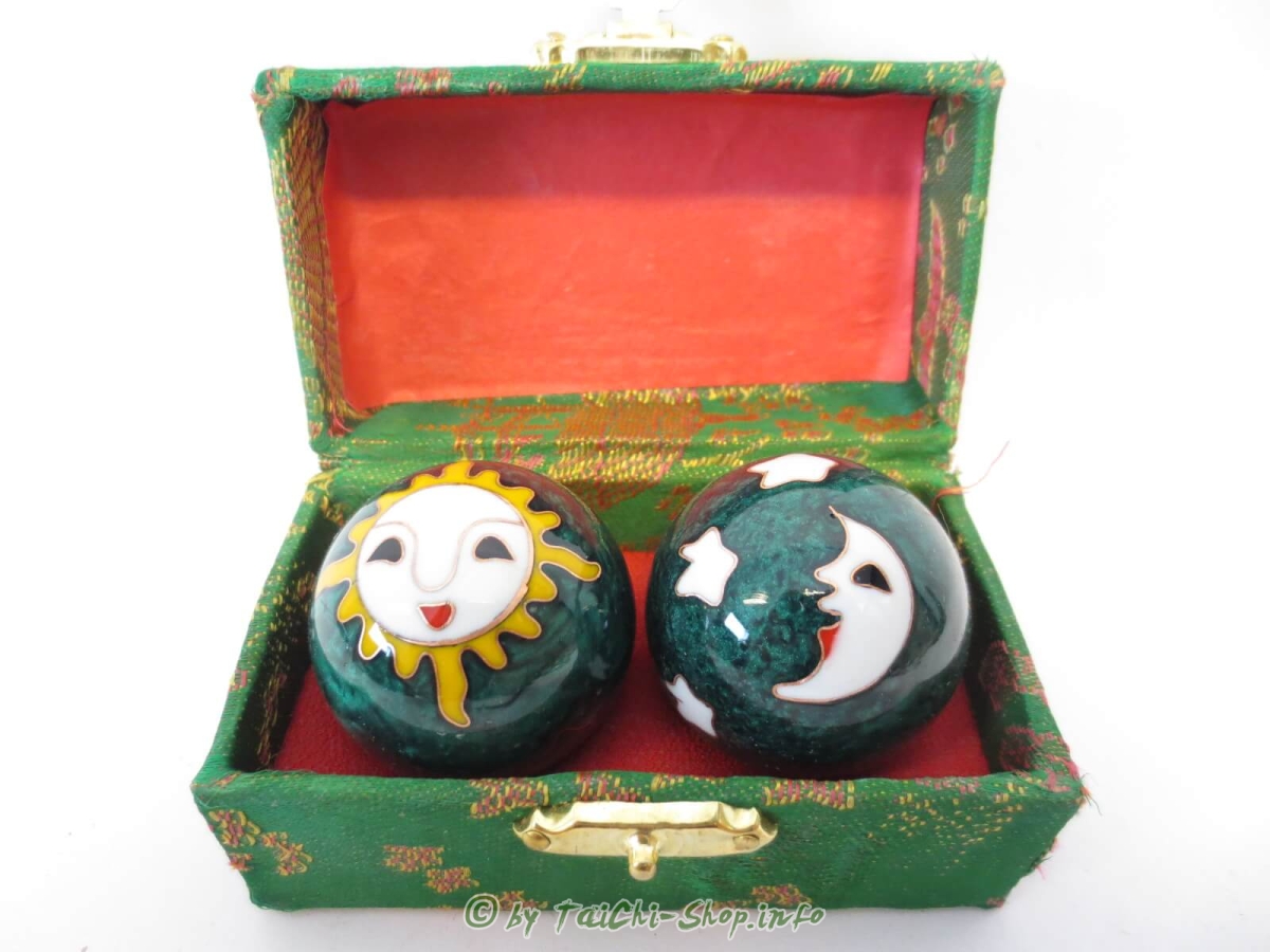 Qiqong Kugeln Sonne & Mond 3,5 cm