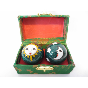 Qiqong Kugeln Sonne & Mond  3,5 cm