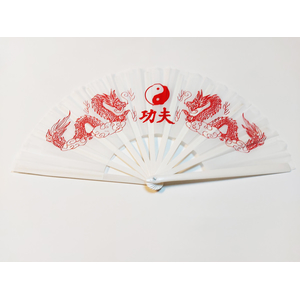 Tai Chi bungsfcher wei / roter Drache + Yin Yang