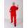 Tai Chi Anzug Viskose rot 150cm