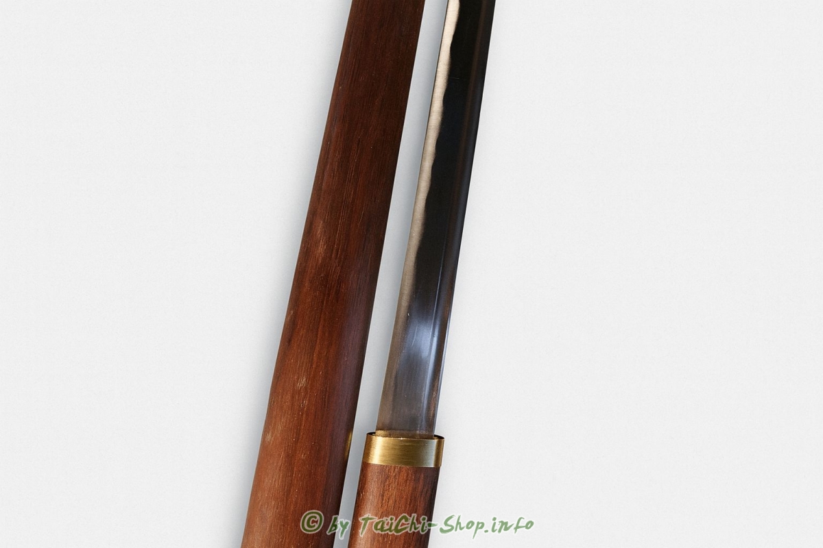 Chinesischer Zeremonien-Säbel – Katana-Stil aus Rosewood & Messing
