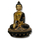 Buddha Statue feuervergoldet 21cm