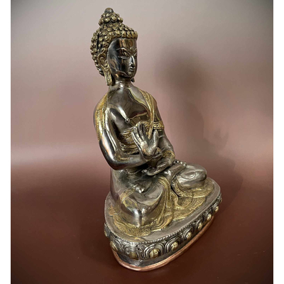 Buddhastatue Indien Schutzgeste 27cm
