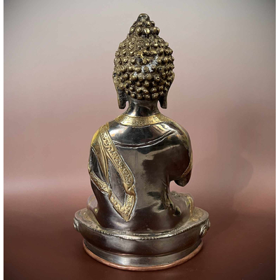 Buddhastatue Indien Schutzgeste 27cm