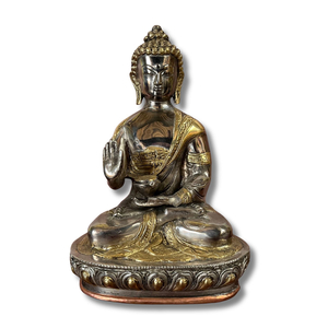 Buddhastatue Indien Schutzgeste 27cm
