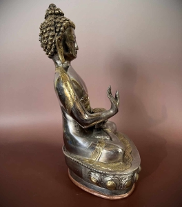 Buddhastatue Indien Schutzgeste 27cm