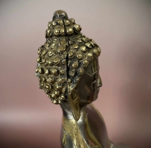 Buddhastatue Indien Schutzgeste 27cm
