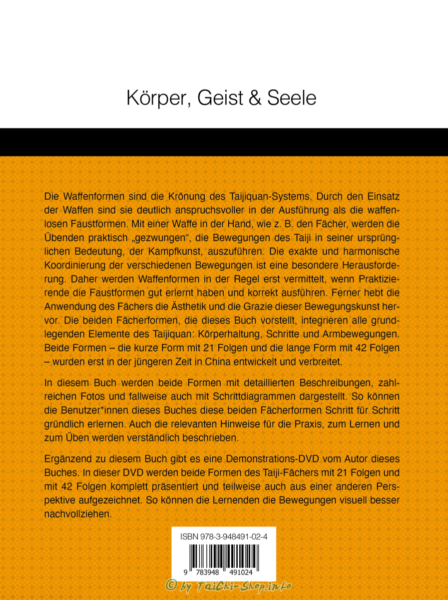 Buch: Taiji-Fächer mit 21 und 42 Folgen / Foen Tjoeng Lie