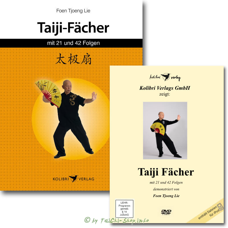 Taiji-Fächer mit 21 und 42 Folgen - Buch + DVD