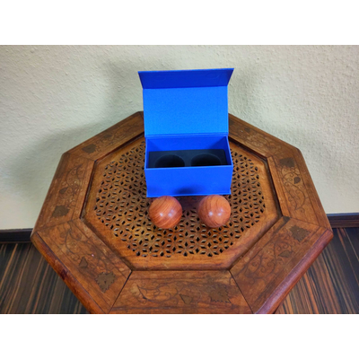 Qi-Gong Kugeln aus Rosenholz mit Box