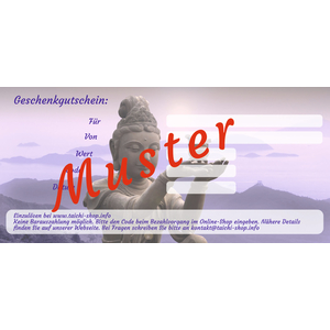 Geschenkgutschein als Gutscheinkarte