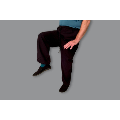 Tai Chi Baumwollhose schwarz 150 cm
