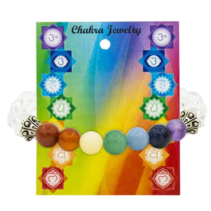 Chakraarmband Bergkristall Chakraarmband Bergkristall