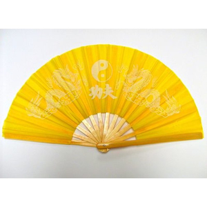 Tai Chi bungsfcher gelb / Yin Yang