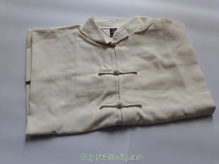 Gabory Tai Chi Anzug aus feinster Waschseide L/XL weiß