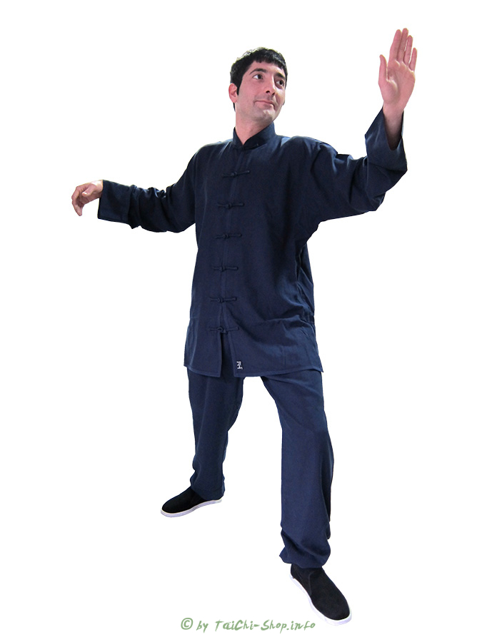 Gabory Tai Chi Anzug aus Crêpe de Chine