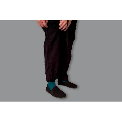 Tai Chi Baumwollhose schwarz 140 cm