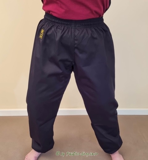 Tai Chi Übungshose schwarz